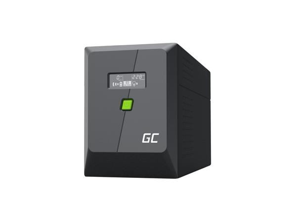 Green Cell Záložní zdroj UPS 2000VA 1200W PowerProof s LCD displejem UPSLM1200