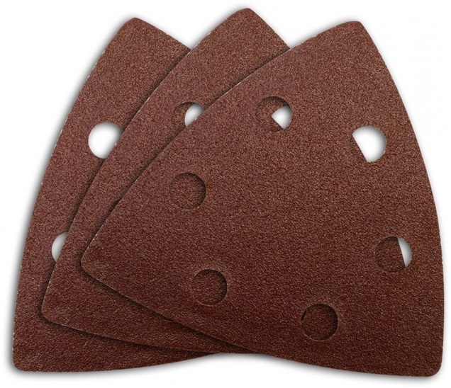 GÜDE Brusný papír 93x93 mm (6 ks) 58196 4015671603166