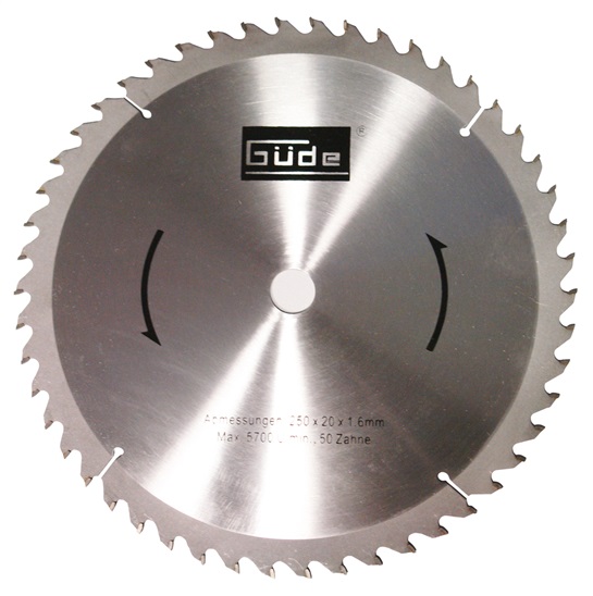 GÜDE Pilový kotouč SK 250x20 mm, 50 z 4015671550231