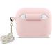 Guess 4G Charm Silikonové Púzdro pre AirPods 3 Pro ružové 57983128161