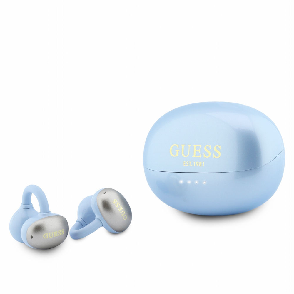 Guess Metallic Finish Classic Logo OWS Bezdrôtové Slúchadlá modrá 57983131914
