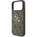 Guess PU 4G Metal Logo Strap kryt iPhone 17 Pro Max hnedý 57983126977