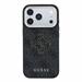 Guess PU 4G Resin Metal Logo kryt iPhone 18 Pro čierny 57983131132