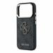 Guess PU 4G Resin Metal Logo kryt iPhone 18 Pro čierny 57983131132