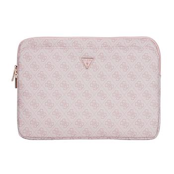 Guess PU 4G Triangle Logo Obal pro Notebook 14" Pink 3666339310295