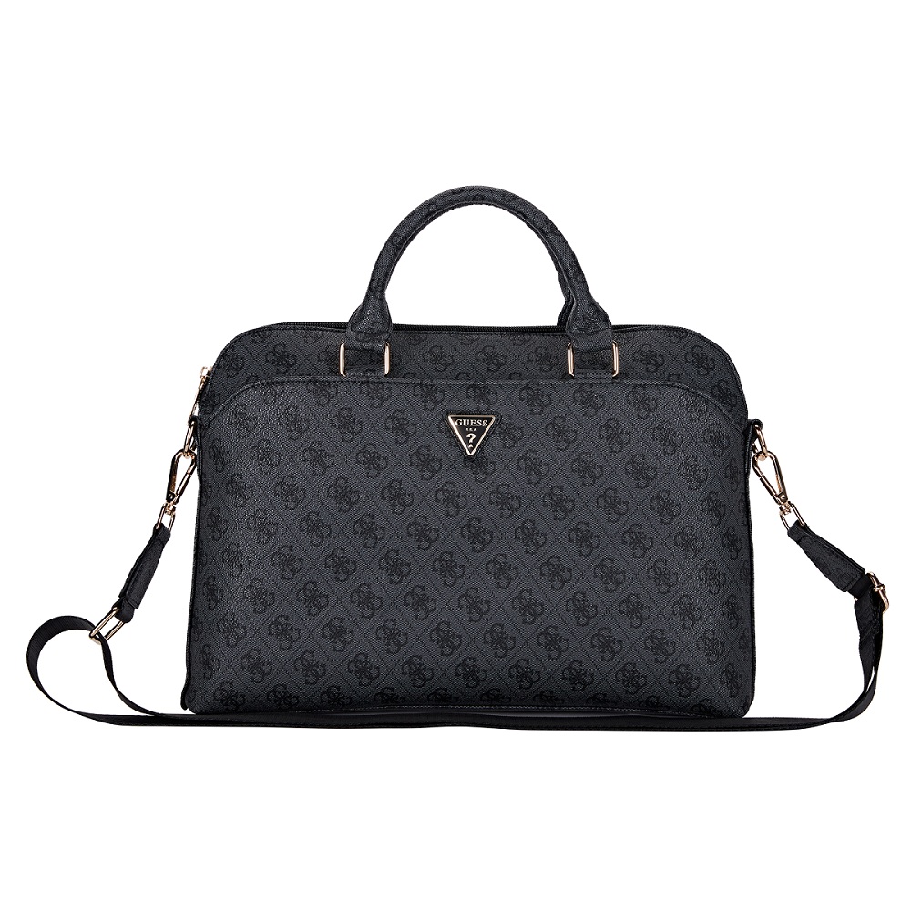 Guess PU 4G Triangle Logo Taška na Notebook 13/14/15" Black 3666339310363