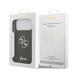 Guess PU Fixed Glitter 4G Metal Logo kryt iPhone 18 Pro Max čierny 57983131396