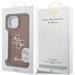 Guess PU Grained 4G Logo Stand Camera Frame kryt iPhone 15 hnedý 57983125137