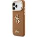 Guess PU Grained 4G Logo Stand Camera Frame kryt iPhone 17 Pro hnedý 57983126955