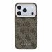 Guess PU Leather 4G Gold Frame MagSafe kryt iPhone 18 Pro čierny 57983131136