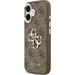 Guess PU Leather 4G Metal Logo Frame kryt iPhone 17 hnedý 57983129790
