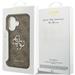 Guess PU Leather 4G Metal Logo Frame kryt iPhone 17 hnedý 57983129790