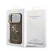 Guess PU Leather 4G Metal Logo Gold Frame kryt iPhone 18 Pro hnedý 57983131205