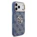 Guess PU Leather 4G Metal Logo Gold Frame kryt iPhone 18 Pro Max modrý 57983131204