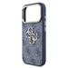 Guess PU Leather 4G Metal Logo Gold Frame kryt iPhone 18 Pro modrý 57983131203