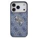 Guess PU Leather 4G Metal Logo Gold Frame kryt iPhone 18 Pro modrý 57983131203