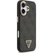 Guess PU Leather 4G Strass Triangle Logo Gold Frame MagSafe kryt iPhone 17 čierny 57983127106