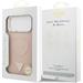 Guess PU Leather Triangle Logo MagSafe kryt iPhone 17 Pro Max ružový 57983127065