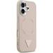 Guess PU Leather Triangle Logo MagSafe kryt iPhone 17 ružový 57983127059