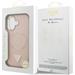 Guess PU Leather Triangle Logo MagSafe kryt iPhone 17 ružový 57983127059