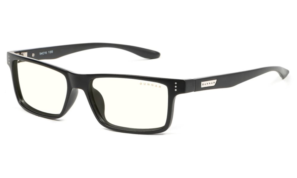 GUNNAR kancelářské brýle VERTEX / obroučky v barvě ONYX / čírá skla VER-00109