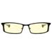 GUNNAR kancelářské dioptrické brýle PHENOM GRAPHITE/ obroučky v barvě ONYX / jantarová skla / dioptrie +2 ST002-C001-2.5