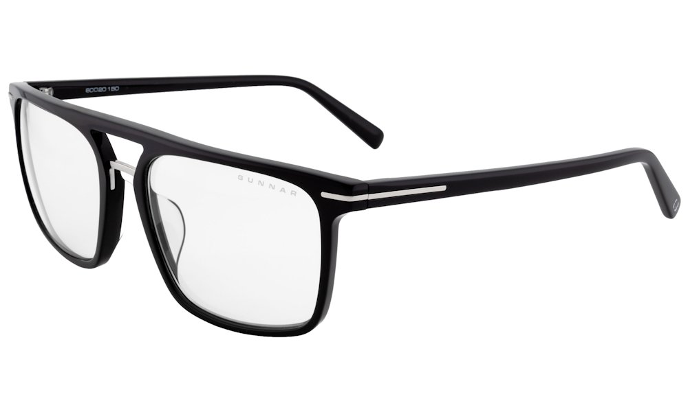 GUNNAR kancelářske/herní brýle BARTON ONYX čirá skla BLF 35 GUNNAR focus BRT-00109