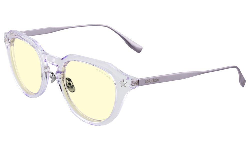 GUNNAR kancelářske/herní brýle COTTON CANDY CARNIVAL LILAC SKIES * jantárová skla * BLF 65 * GUNNAR focus CCC-02001