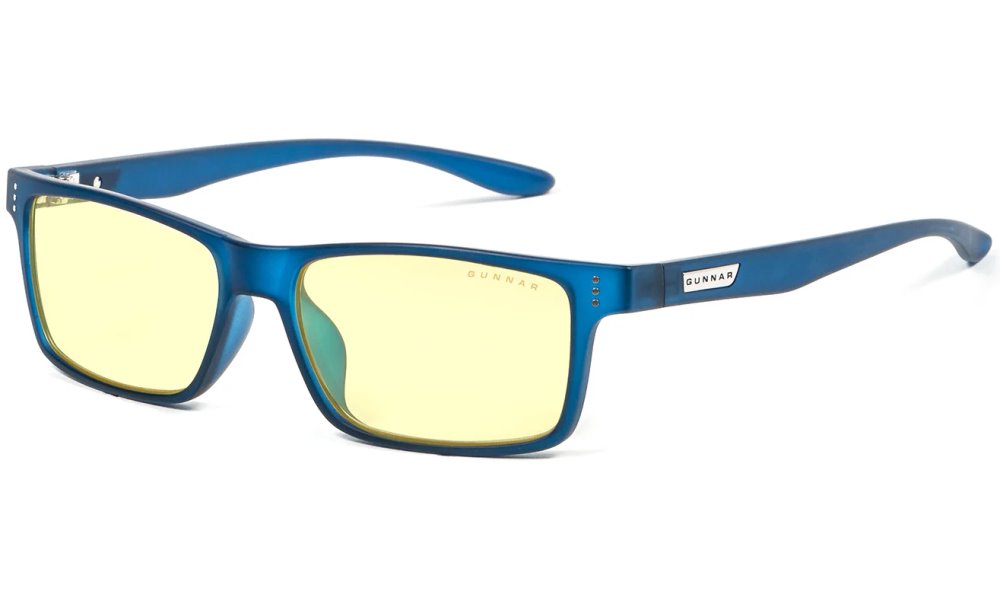 GUNNAR kancelářske/herní brýle CRUZ 12+ NAVY jantarová skla BLF 65 GUNNAR focus CRU-08601
