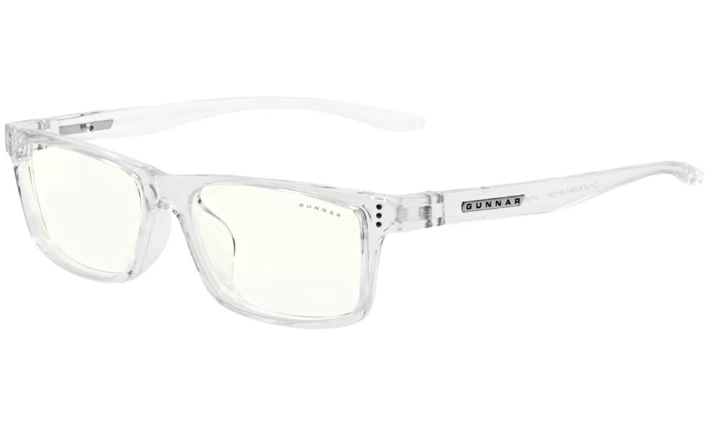 GUNNAR kancelářske/herní brýle CRUZ KIDS LARGE (8-12) CRYSTAL čirá skla BLF 35 NATURAL focus CRU-07609