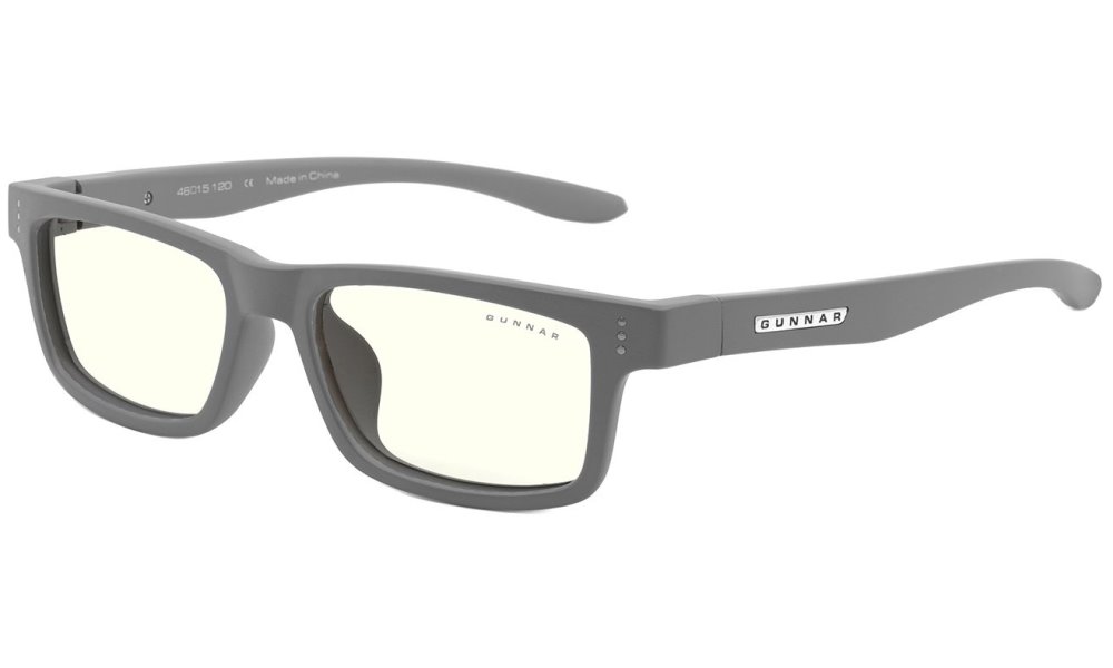 GUNNAR kancelářske/herní brýle CRUZ KIDS SMALL (4-8) GREY čirá skla BLF 35 NATURAL focus CRU-10009