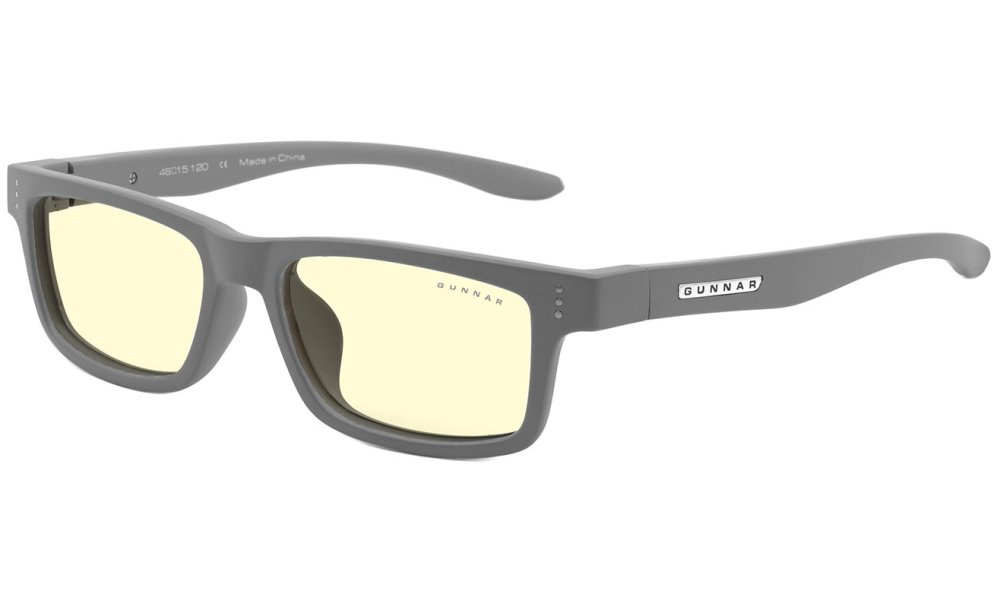 GUNNAR kancelářske/herní brýle CRUZ KIDS SMALL (4-8) GREY jantarová skla BLF 65 NATURAL focus CRU-10001