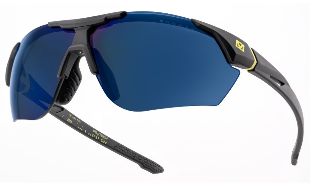 GUNNAR kancelářske/herní brýle CYBERPUNK MILITECH ONYX SIGNAL YELLOW* sluneční* BLF 90* NEUTRAL Focus CYB-MIL11