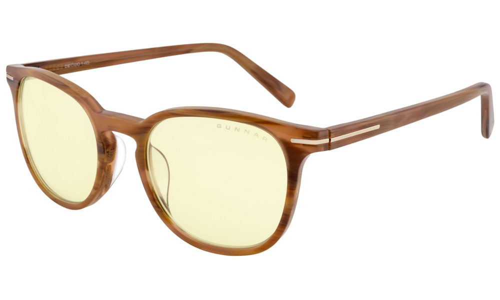 GUNNAR kancelářske/herní brýle DAVIS MAPLE jantarová skla BLF 65 GUNNAR focus DAV-09901