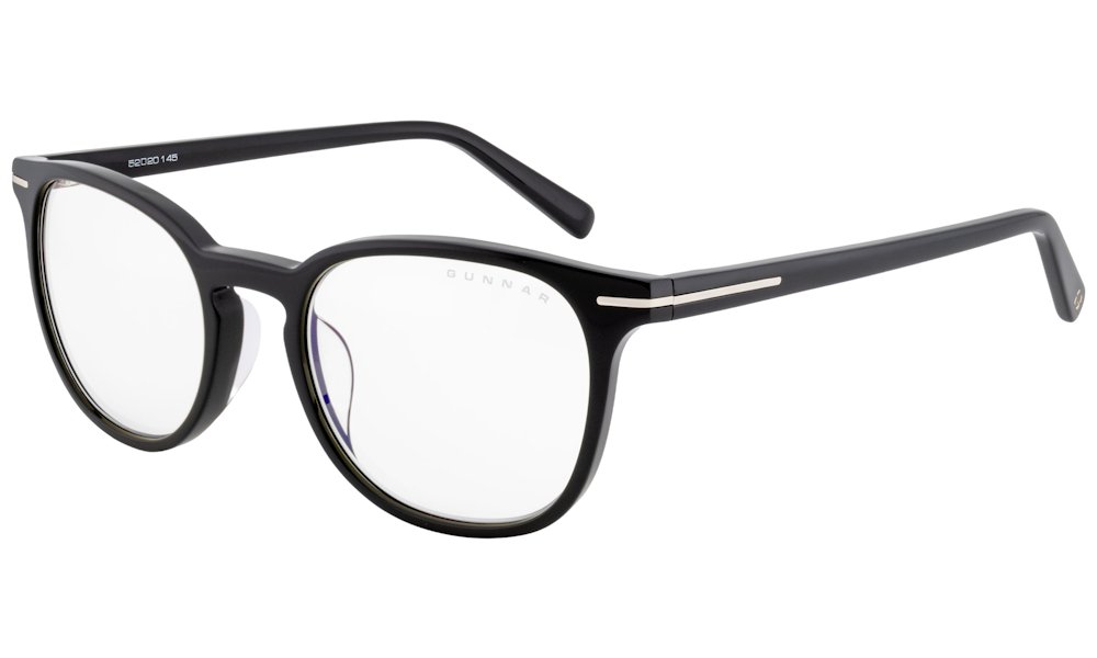 GUNNAR kancelářske/herní brýle DAVIS ONYX čirá skla BLF 35 GUNNAR focus DAV-00109