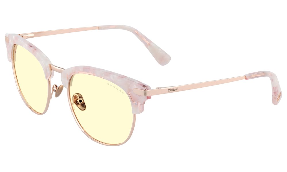 GUNNAR kancelářske/herní brýle DONUTELLA PINK SPRINKLES * jantárová skla * BLF 65 * GUNNAR focus DON-08201