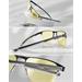 GUNNAR kancelářske/herní brýle ECHO ONYX jantarová skla BLF 65 GUNNAR focus ECH-00101