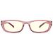 GUNNAR kancelářske/herní brýle ELIN PLUM CRYSTAL čirá skla BLF 35 GUNNAR focus ELI-02609