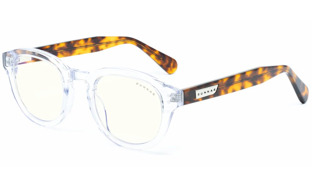 GUNNAR kancelářske/herní brýle EMERY CRYSTAL/TORTOISE čirá skla BLF 35 GUNNAR focus EME-08709