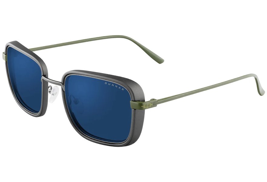 GUNNAR kancelářske/herní brýle FALLOUT VAULT 33 /GUNMETAL-OLIVE / * sluneční skla * BLF 90 * NATURAL focus FAL-05511