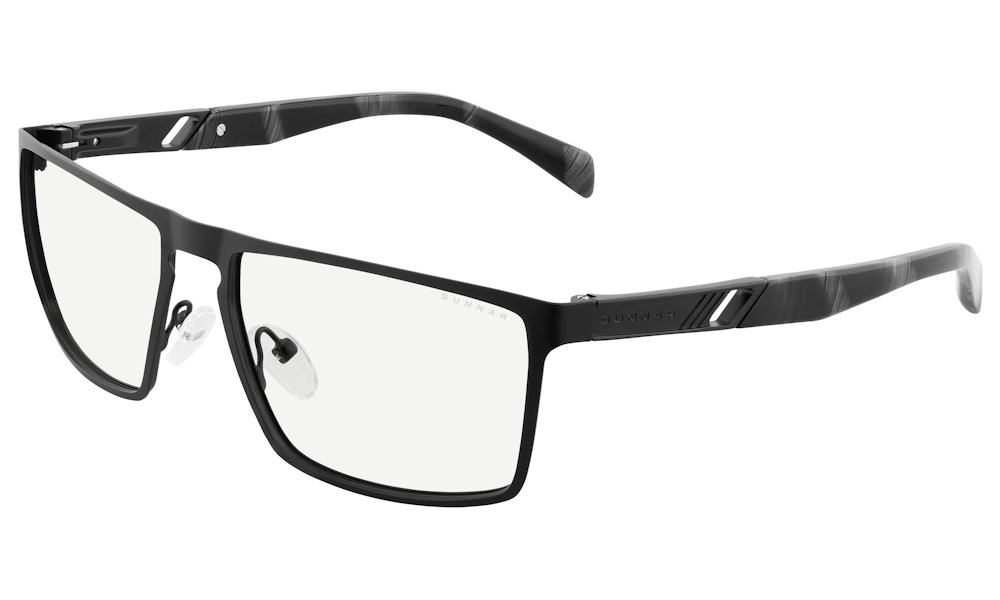 GUNNAR kancelářske/herní brýle FREMONT ONYX čirá skla-PRO BLF 35 GUNNAR focus FRM-01030