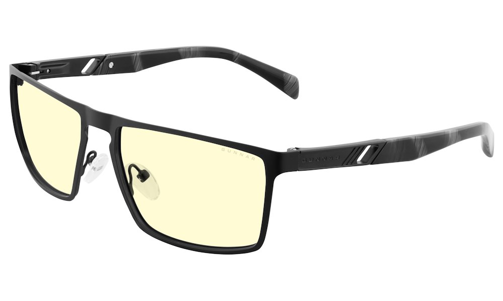 GUNNAR kancelářske/herní brýle FREMONT ONYX jantarová skla BLF 65 GUNNAR focus FRM-00101