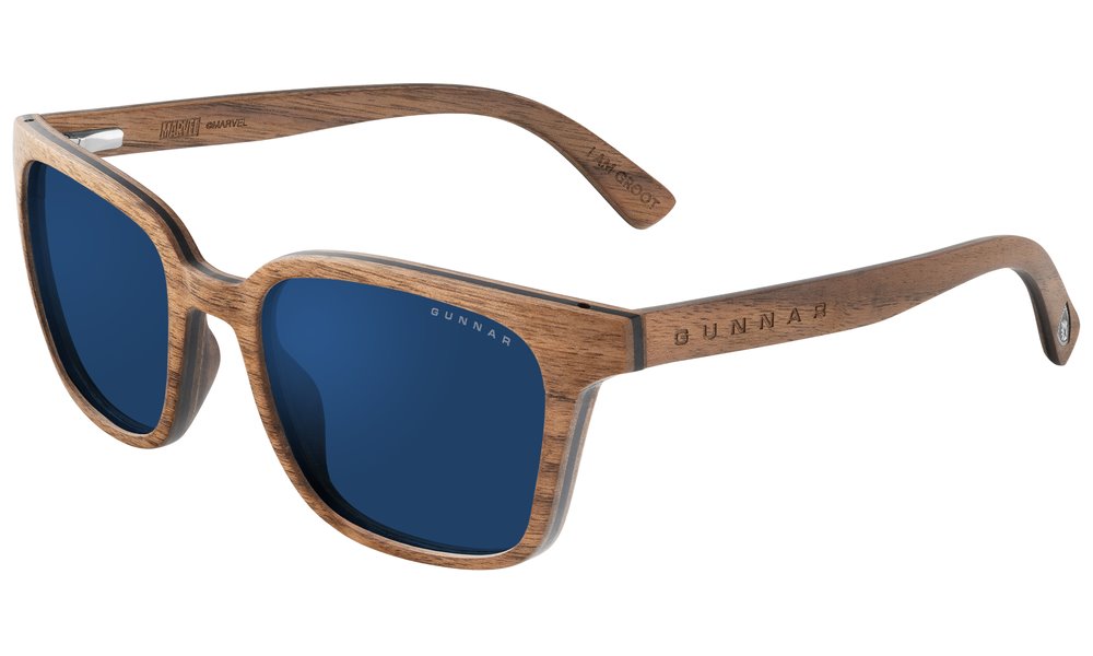 GUNNAR kancelářske/herní brýle GROOT WALNUT * sluneční skla * BLF 98 * GUNNAR focus GRT-11411