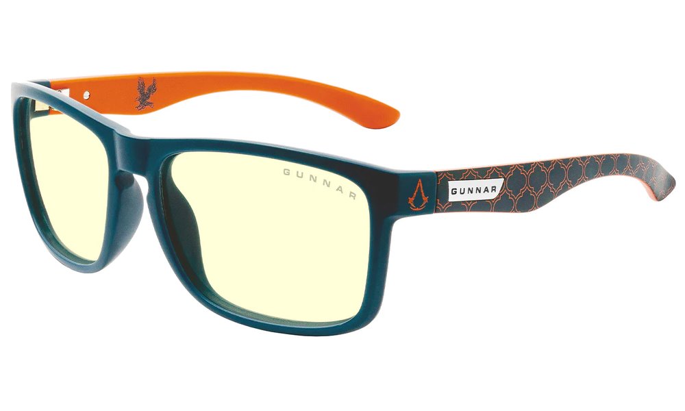 GUNNAR kancelářské/herní brýle INTERCEPT ASSASSIN’s CREED MIRAGE EDITION INDIGO * jantarová skla * BLF 65 * GU INT-18201