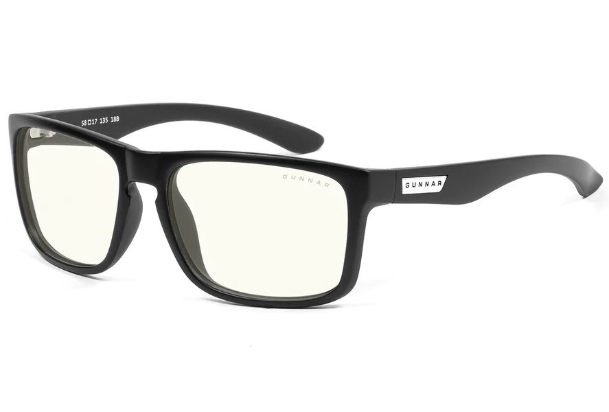 GUNNAR kancelářske/herní brýle INTERCEPT ONYX * čírá skla * BLF 35 * GUNNAR focus INT-00601