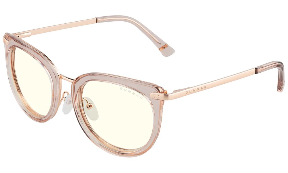 GUNNAR kancelářske/herní brýle LAHTI ROSE CRYSTAL čirá skla BLF 35 GUNNAR focus LAH-01109