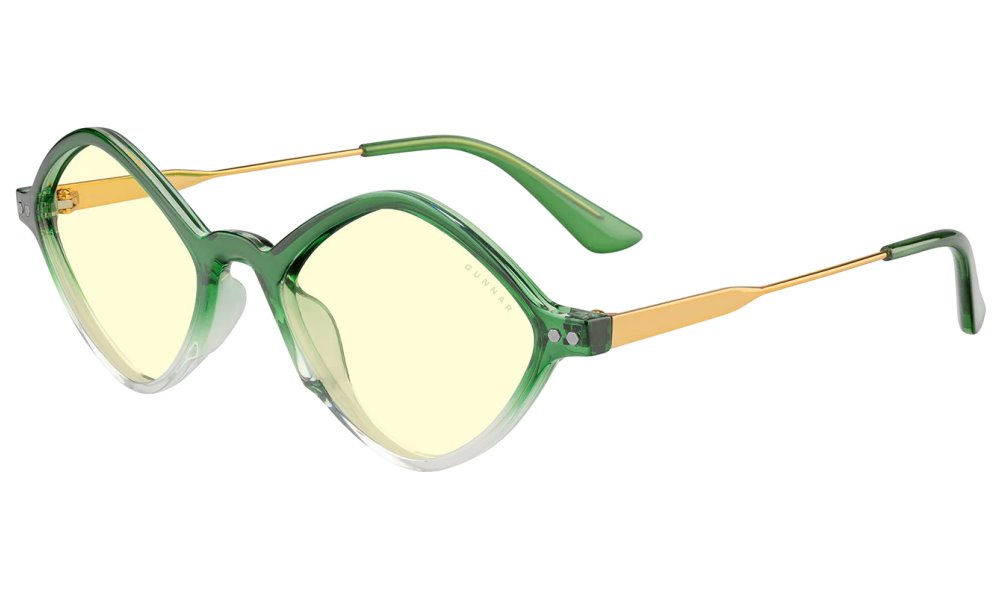 GUNNAR kancelářské/herní brýle LOKI ASGARD EDITION - MARVEL EMERALD-GOLD * jantarová skla * BLF 65 * GUNNAR fo LOK-01601