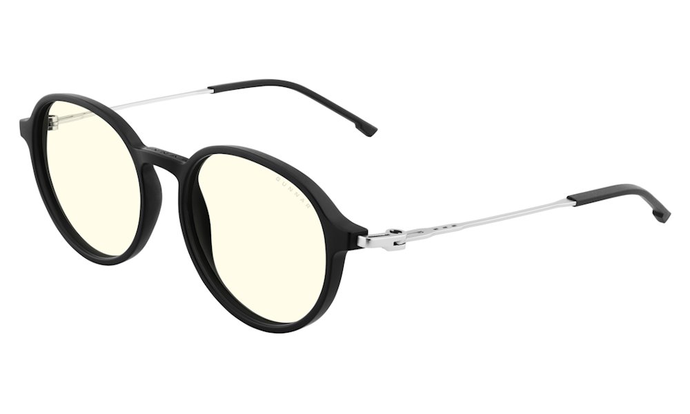 GUNNAR kancelářske/herní brýle LOOP ONYX/MERCURY * čirá skla * BLF 35 *GUNNAR focus LOO-03009