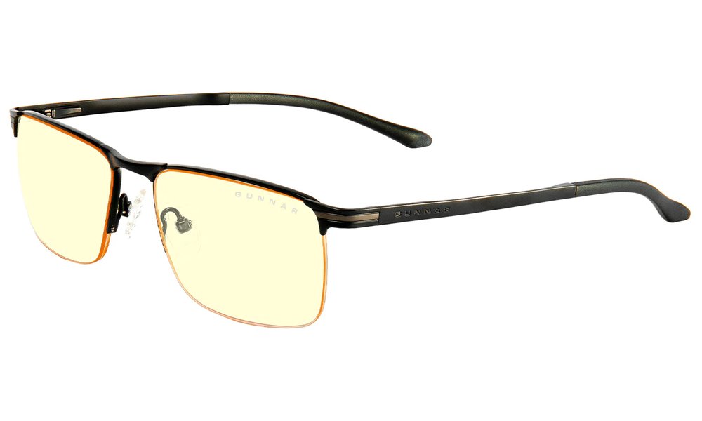 GUNNAR kancelářske/herní brýle MARIN ONYX * jantarová skla * BLF 65 * GUNNAR focus TTM-11701