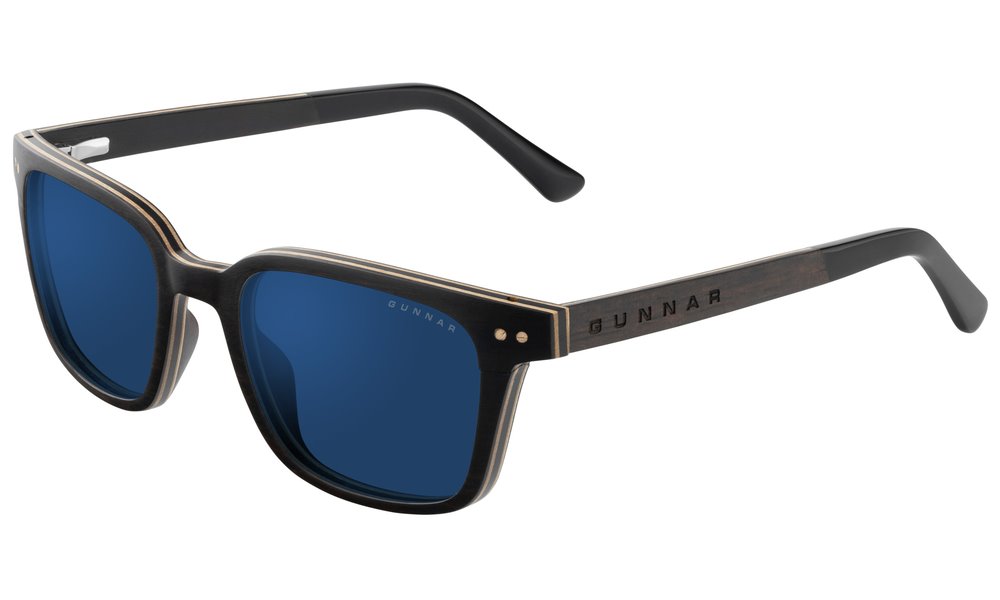 GUNNAR kancelářske/herní brýle MUIR EBONY * sluneční skla * BLF 98 * GUNNAR focus MUR-12311